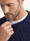 Maglia Girocollo Treccia Uomo in Misto Lana - Fusaro Antonio dal 1893 - Fusaro Antonio