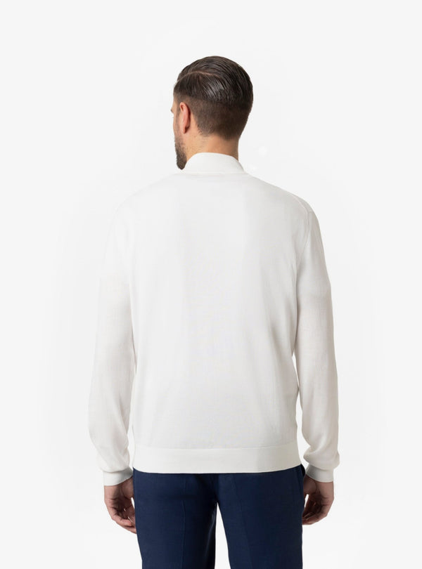 Maglia Mezza Zip Uomo in Cotone - Fusaro Antonio dal 1893 - Fusaro Antonio