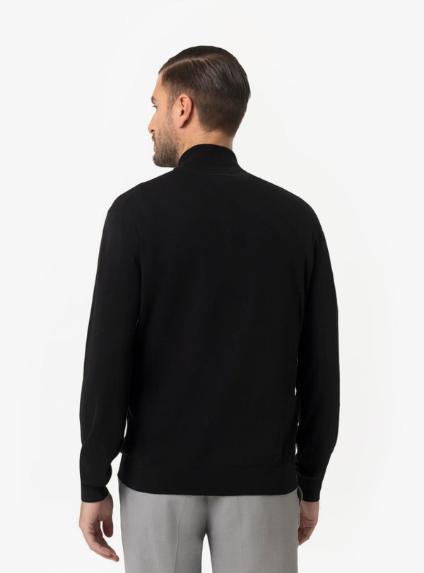 Maglia Mezza Zip Uomo in Cotone - Fusaro Antonio dal 1893 - Fusaro Antonio