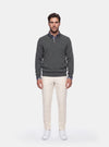 Maglia Mezza Zip Uomo in Misto Cashmere - Fusaro Antonio dal 1893 - Fusaro Antonio