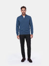 Maglia Mezza Zip Uomo in Misto Cashmere - Fusaro Antonio dal 1893 - Fusaro Antonio