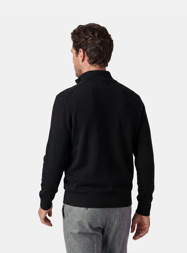 Maglia Mezza Zip Uomo in Misto Cashmere - Fusaro Antonio dal 1893 - Fusaro Antonio