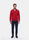 Maglia Mezza Zip Uomo in Misto Cashmere - Fusaro Antonio dal 1893 - Fusaro Antonio