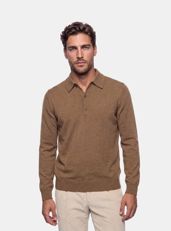 Maglia Polo Uomo in Lana e Cashmere - Fusaro Antonio dal 1893 - Fusaro Antonio