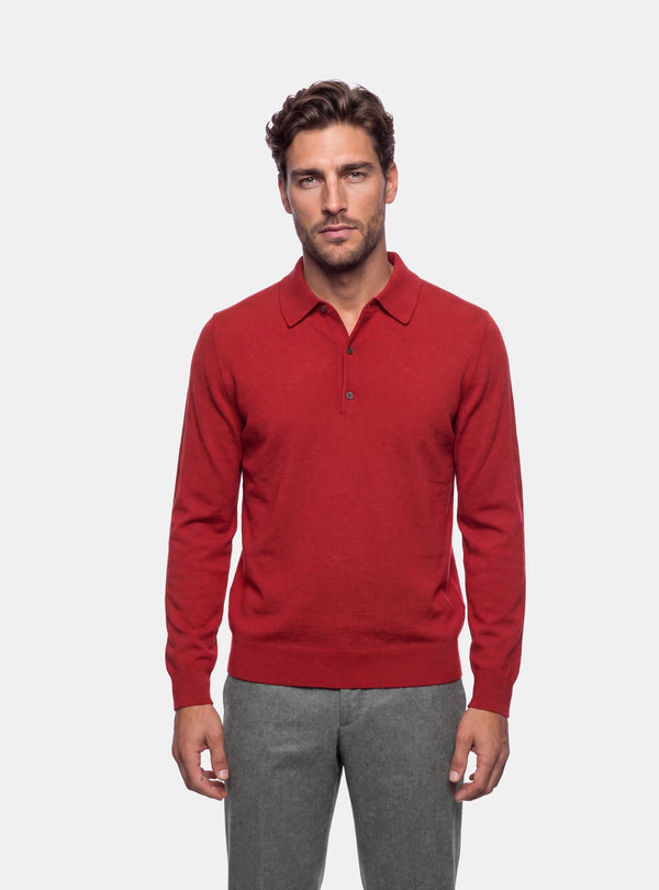 Maglia Polo Uomo in Lana e Cashmere - Fusaro Antonio dal 1893 - Fusaro Antonio