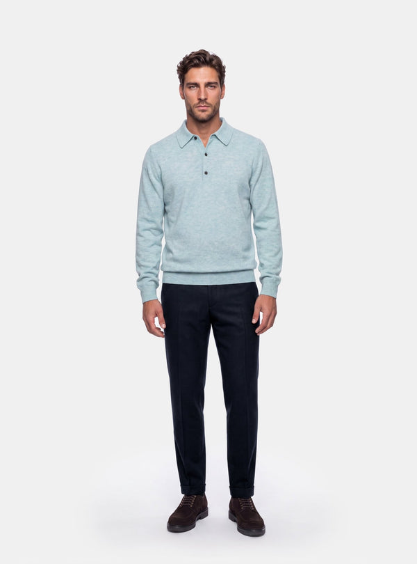 Maglia Polo Uomo in Lana e Cashmere - Fusaro Antonio dal 1893 - Fusaro Antonio