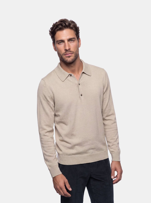 Maglia Polo Uomo in Lana e Cashmere - Fusaro Antonio dal 1893 - Fusaro Antonio
