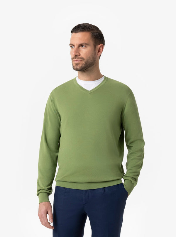 Maglia Scollo V Uomo in Cotone - Fusaro Antonio dal 1893 - Fusaro Antonio