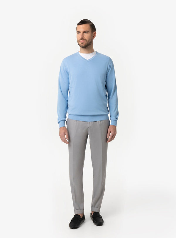 Maglia Uomo TOM TAILOR A Scollo V - Morbida E Accogliente, Vestibilità Regolare - BE PART Tessuti Sostenibili