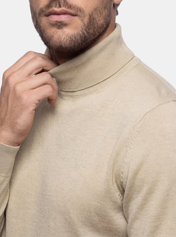 Maglione Uomo Collo Alto in Lana Merinos - Fusaro Antonio dal 1893 - Fusaro Antonio