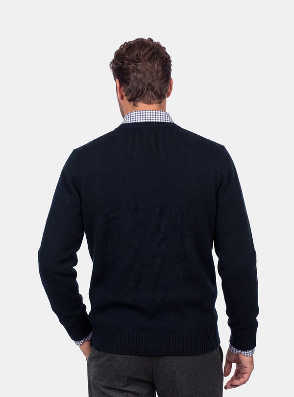 Maglione Uomo Girocollo in Lana e Cashmere - Fusaro Antonio dal 1893 - Fusaro Antonio