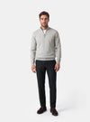 Maglione Uomo Mezza Zip in Lana Merinos - Fusaro Antonio dal 1893 - Fusaro Antonio