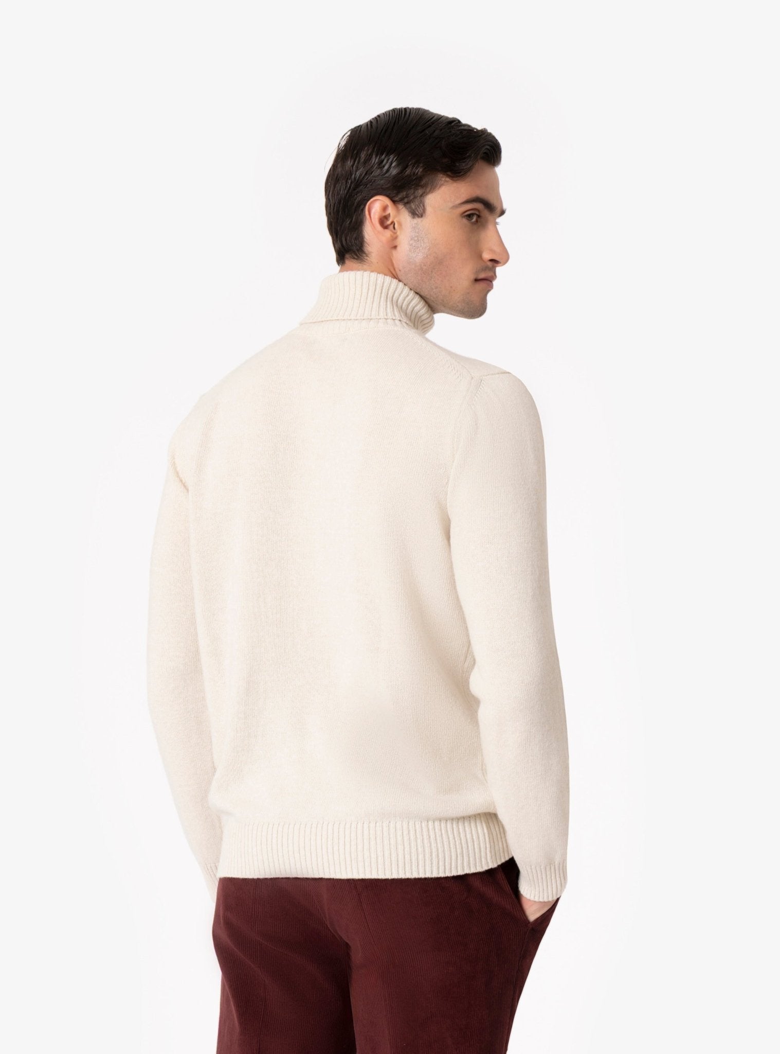 Maglia Collo Alto Cashmere Uomo Maglia Uomo Collo Alto Dolcevita