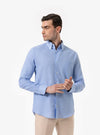 Oasi – Camicia Manica Lunga Button - Down in Lino e Cotone - Fusaro Antonio dal 1893 - Fusaro Antonio