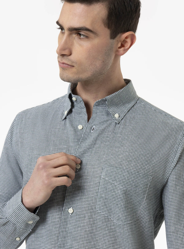 Oasi – Camicia Manica Lunga Button - Down in Lino e Cotone - Fusaro Antonio dal 1893 - Fusaro Antonio