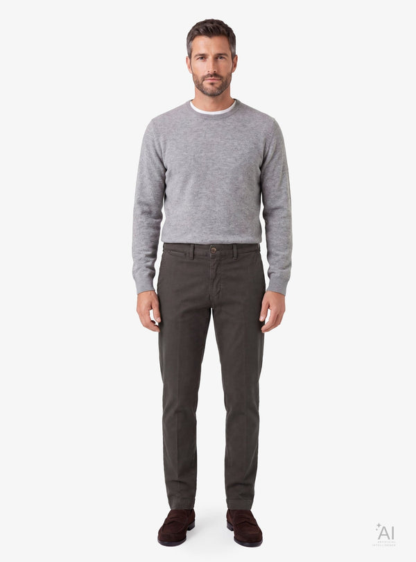 Pantalone Chinos Uomo in Misto Cotone - Fusaro Antonio dal 1893 - Fusaro Antonio