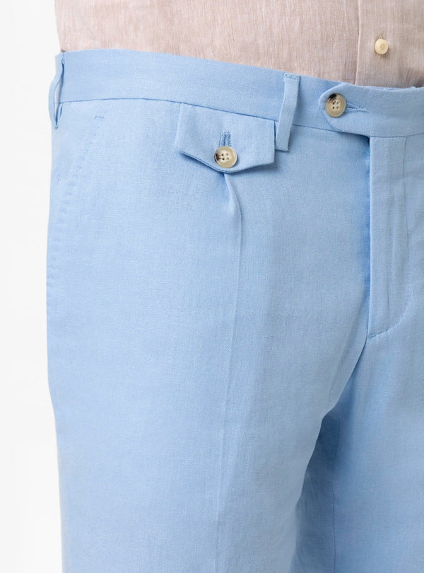 Pantalone Uomo con Taschino in Misto Lino - Fusaro Antonio dal 1893 - Fusaro Antonio