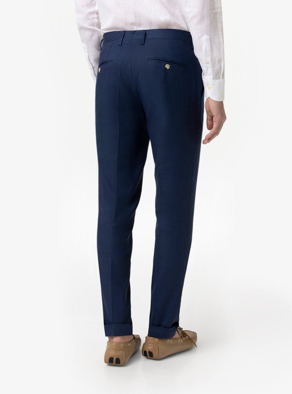 Pantalone Uomo con Taschino in Misto Lino - Fusaro Antonio dal 1893 - Fusaro Antonio