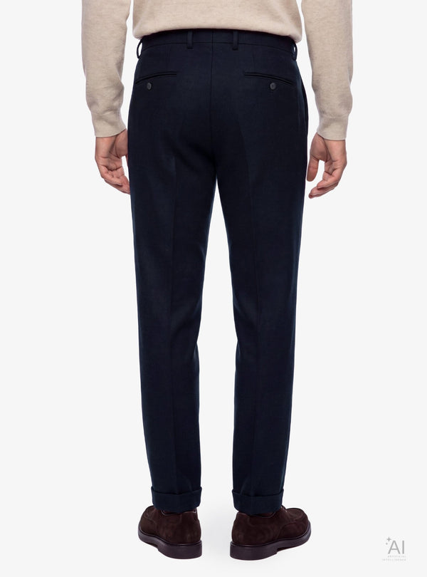 Pantalone Uomo Resca in Flanella di Lana - Fusaro Antonio dal 1893 - Fusaro Antonio