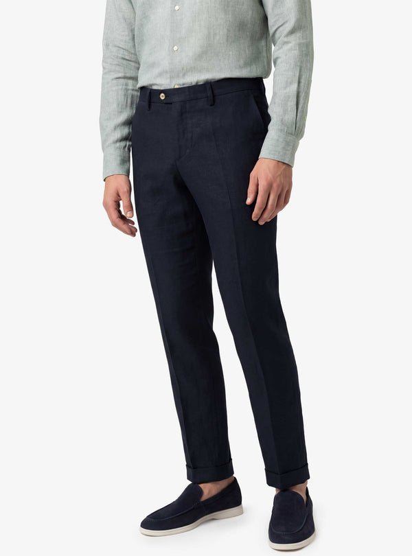 Pantalone Uomo Tasca America Lino - Fusaro Antonio dal 1893 - Fusaro Antonio