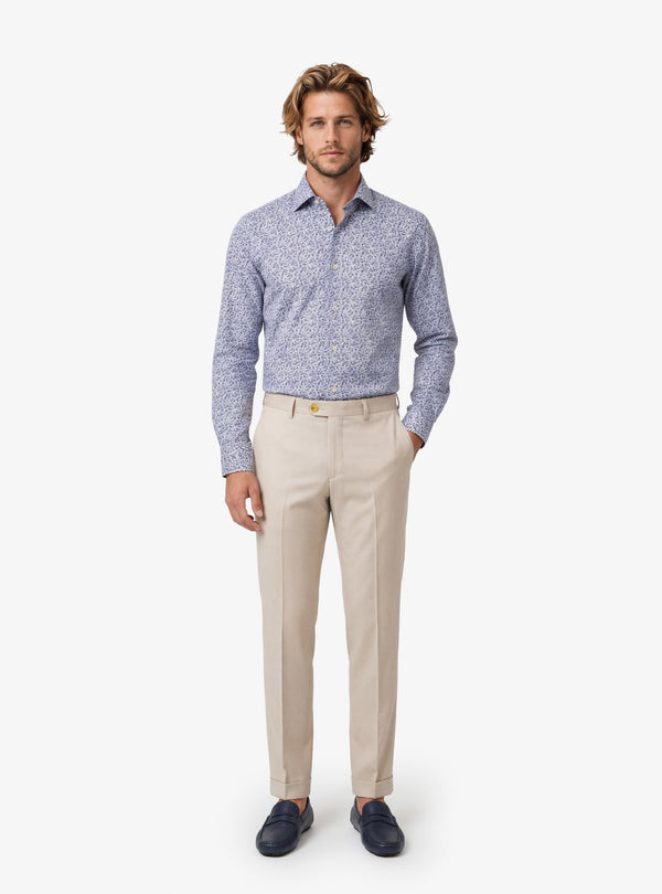 Pantalone Uomo Tinta Unita in Cotone - Fusaro Antonio dal 1893 - Fusaro Antonio