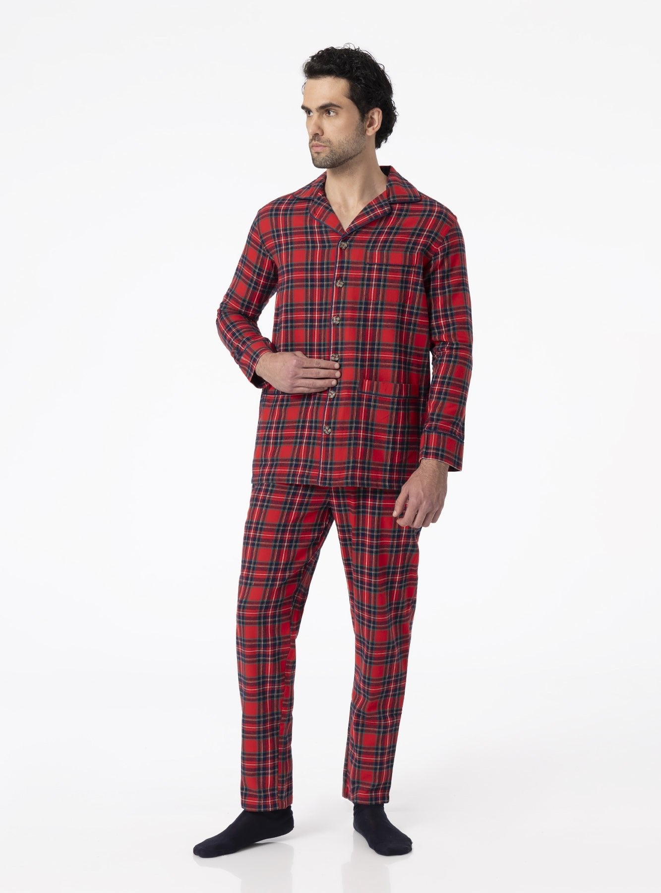 Pigiama Classico Pigiami Uomo In Flanella Pigiama In Flanella