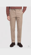Pantalone uomo drill in cotone Fusaro Antonio dal 1893, tessitura diagonale, disponibile in cinque colori. – BEIGE – video