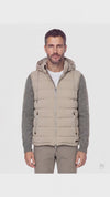Gilet uomo imbottito Fusaro Antonio dal 1893 navy con zip e tasche laterali – SABBIA – video