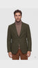 Giacca uomo a quadri Fusaro Antonio dal 1893 con revers classico e chiusura monopetto, disponibile in beige, blu e verde. – VERDE – video