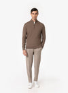 Selvino – Maglia Uomo Mezza Zip in Lana Merinos - Fusaro Antonio dal 1893 - Fusaro Antonio