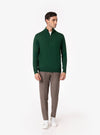 Selvino – Maglia Uomo Mezza Zip in Lana Merinos - Fusaro Antonio dal 1893 - Fusaro Antonio