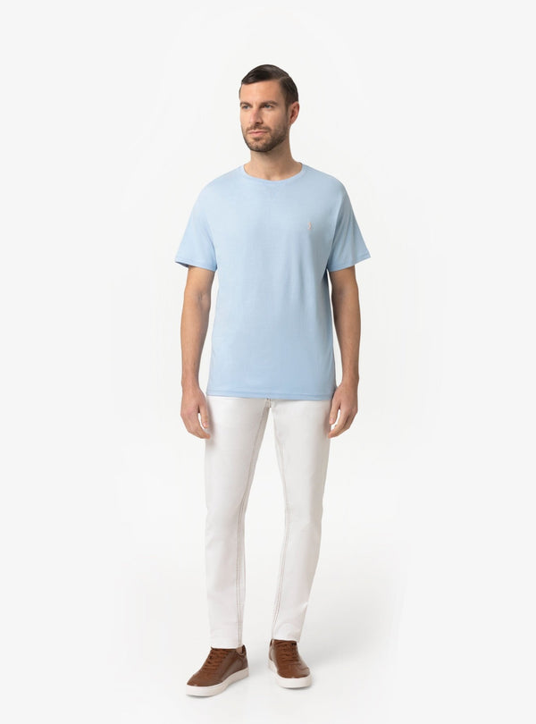 T-Shirt Basic Uomo con Logo in Cotone Primavera/Estate - Fusaro Antonio dal 1893 - Fusaro Antonio