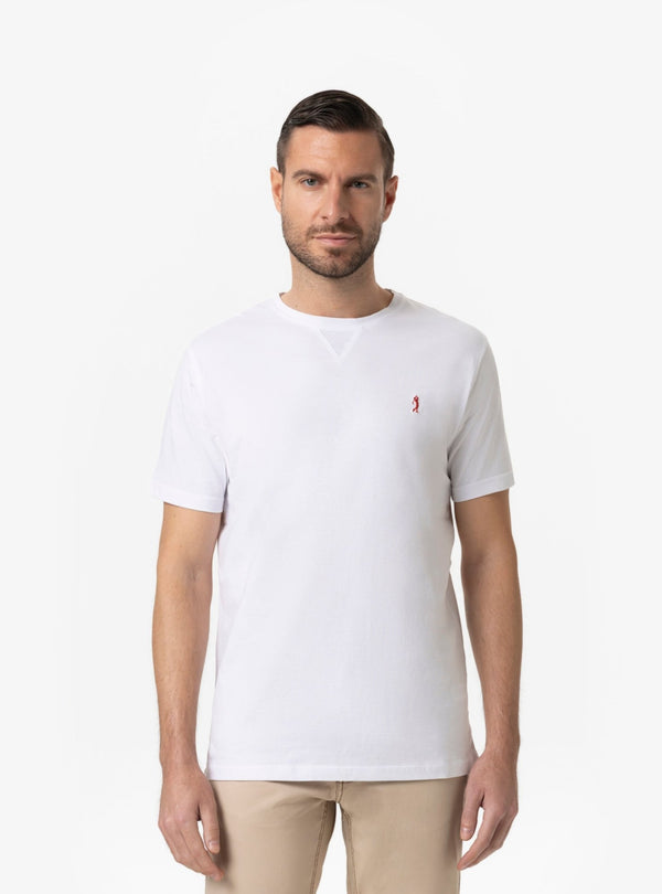 T-Shirt Basic Uomo con Logo in Cotone Primavera/Estate - Fusaro Antonio dal 1893 - Fusaro Antonio