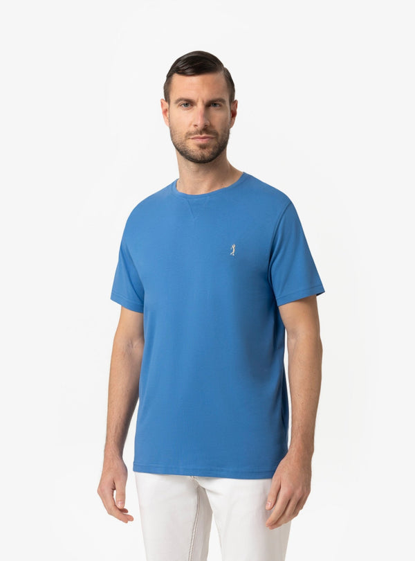 T-Shirt Basic Uomo con Logo in Cotone Primavera/Estate - Fusaro Antonio dal 1893 - Fusaro Antonio