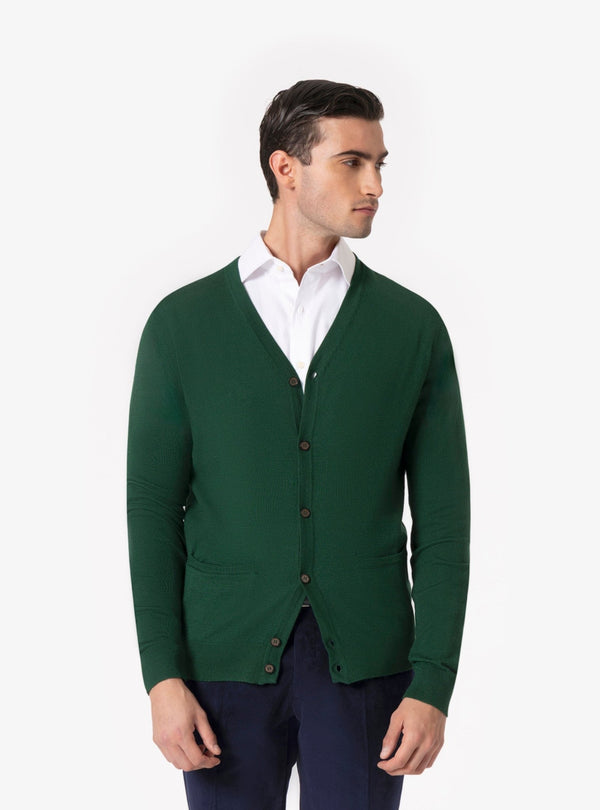 Trento – Cardigan Uomo in Lana Merino - Fusaro Antonio dal 1893 - Fusaro Antonio
