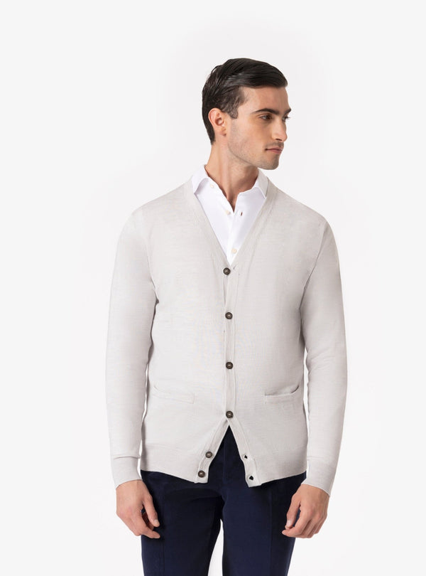 Trento – Cardigan Uomo in Lana Merino - Fusaro Antonio dal 1893 - Fusaro Antonio
