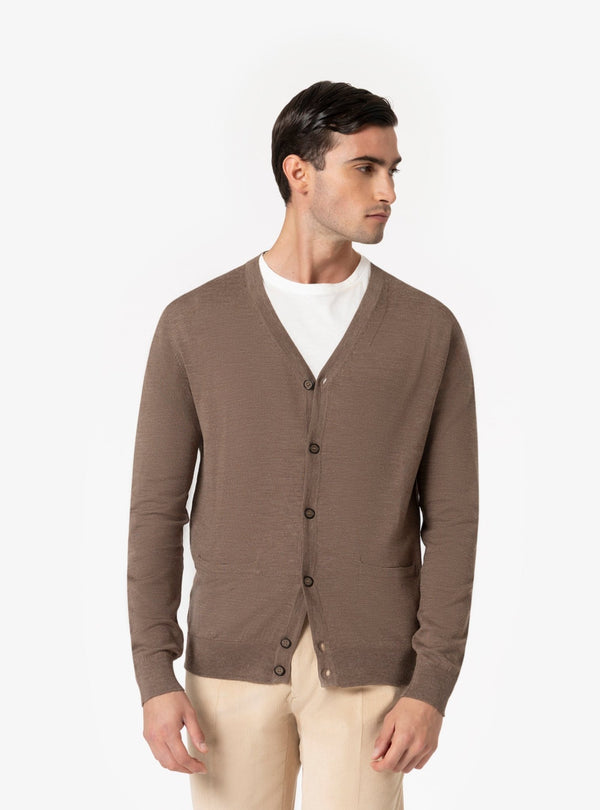 Trento – Cardigan Uomo in Lana Merino - Fusaro Antonio dal 1893 - Fusaro Antonio
