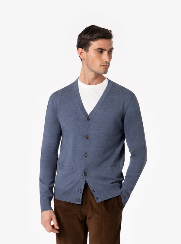 Trento – Cardigan Uomo in Lana Merino - Fusaro Antonio dal 1893 - Fusaro Antonio