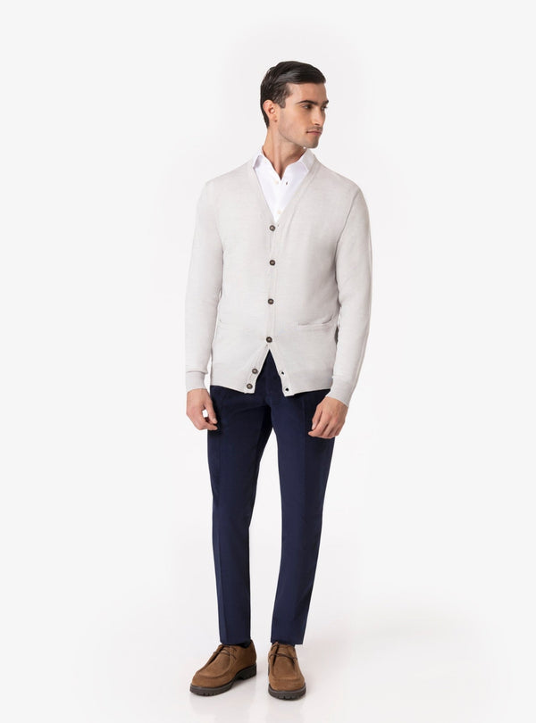 Trento – Cardigan Uomo in Lana Merino - Fusaro Antonio dal 1893 - Fusaro Antonio