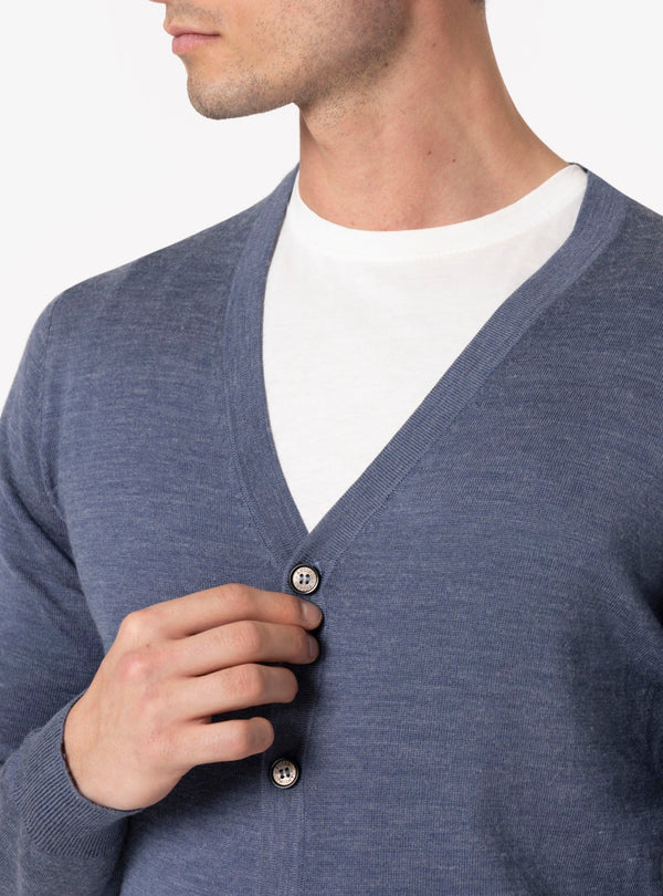 Trento – Cardigan Uomo in Lana Merino - Fusaro Antonio dal 1893 - Fusaro Antonio