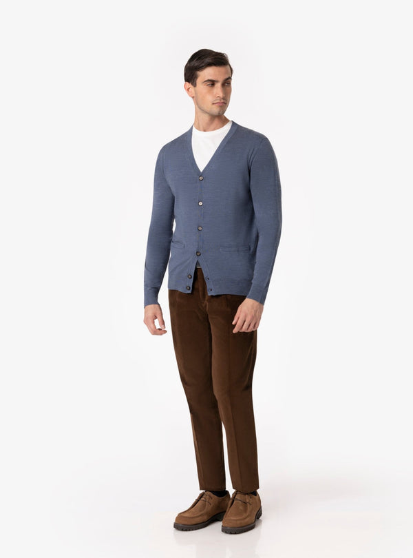 Trento – Cardigan Uomo in Lana Merino - Fusaro Antonio dal 1893 - Fusaro Antonio