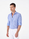 French collar shirts in cotton linen - Pete Barris