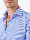 French collar shirts in cotton linen - Pete Barris