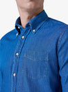 Camicia Denim Button Down - Arran - Fusaro Antonio dal 1893 - Fusaro Antonio