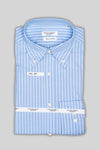 Camicia con collo button-down in puro cotone - Elegant - Fusaro Antonio dal 1893