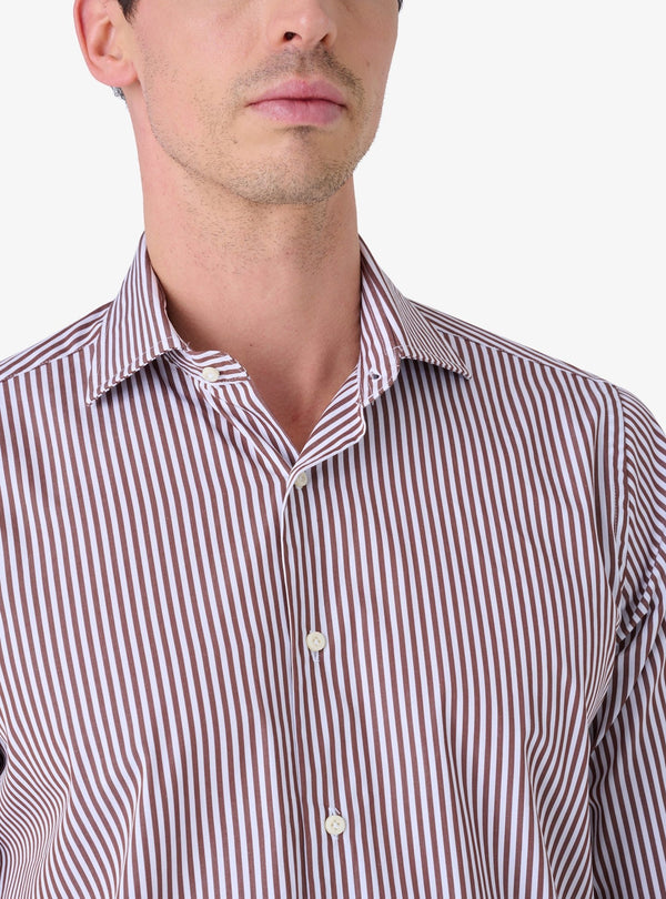 Camicia in collo taglia cotone - Marine - Fusaro Antonio dal 1893 - Fusaro Antonio