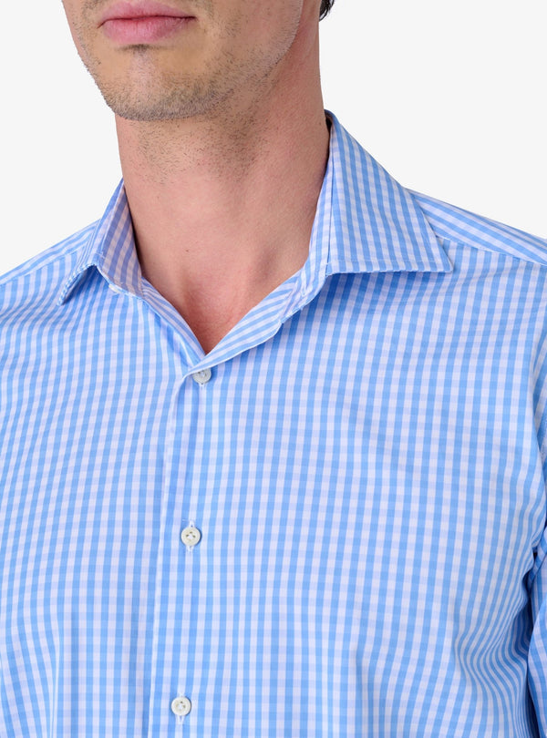 Camicia in collo taglia cotone - Marine - Fusaro Antonio dal 1893 - Fusaro Antonio