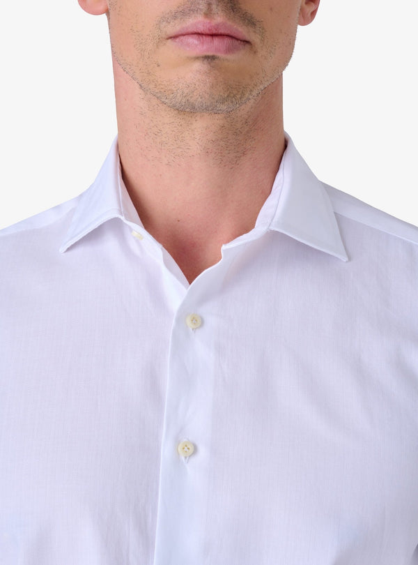 Camicia in collo taglia cotone - Marine - Fusaro Antonio dal 1893 - Fusaro Antonio