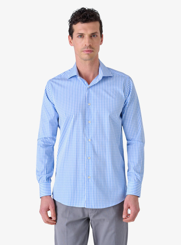 Camicia in collo taglia cotone - Marine - Fusaro Antonio dal 1893 - Fusaro Antonio