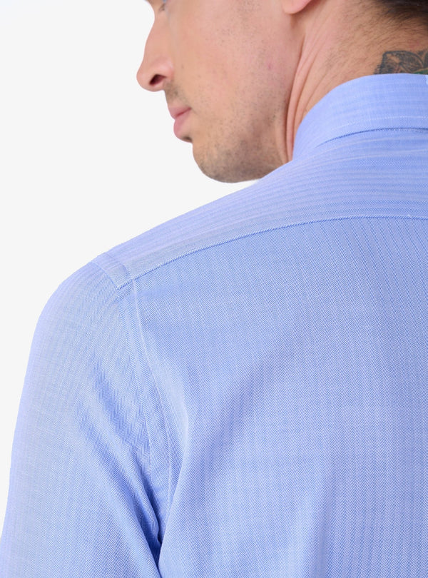 Camicia in Cotone Resca con Collo Francese - Fusaro Antonio dal 1893 - Fusaro Antonio